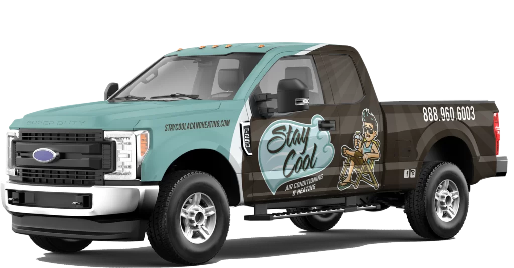 Stay Cool Truck Wrapped